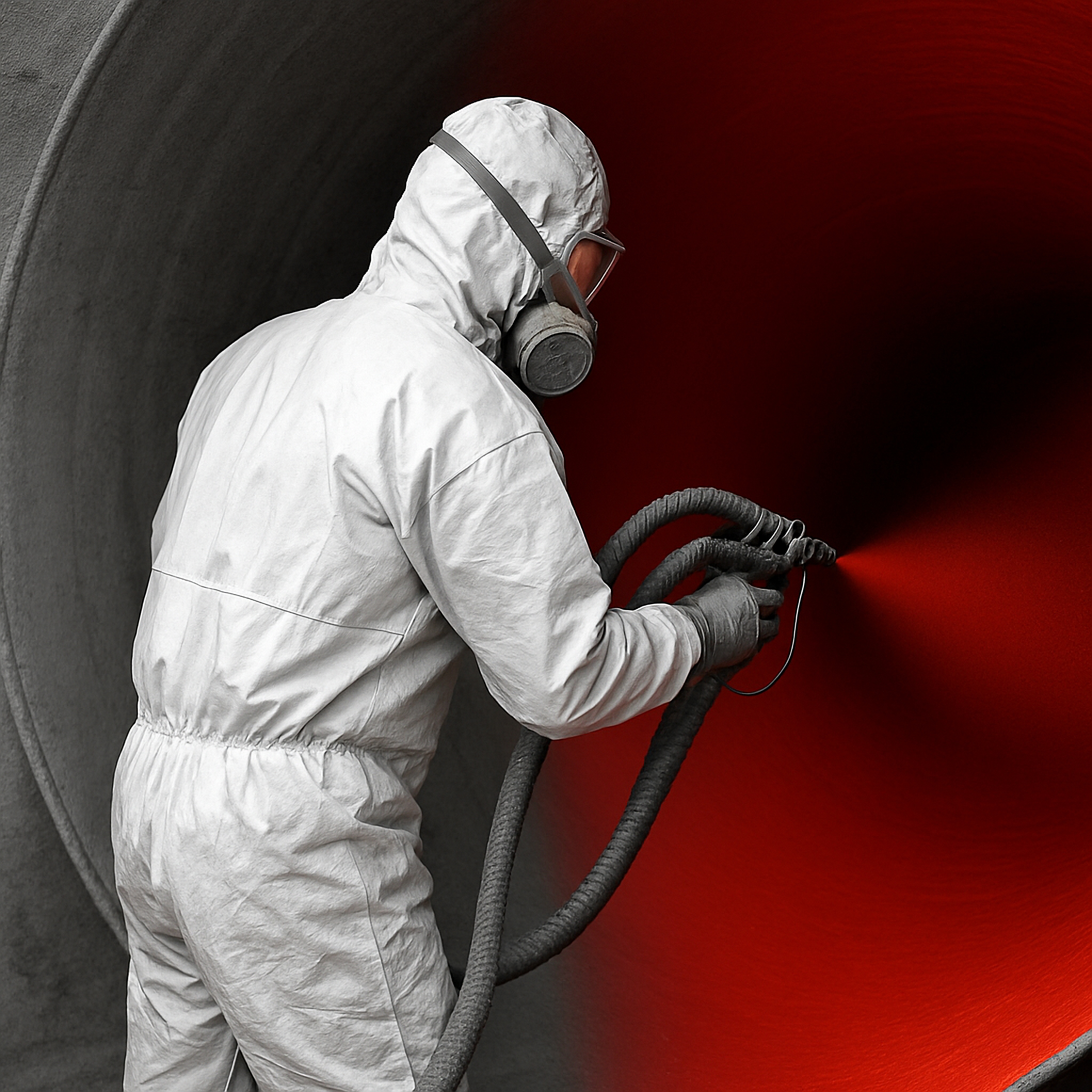 Application peinture étuve